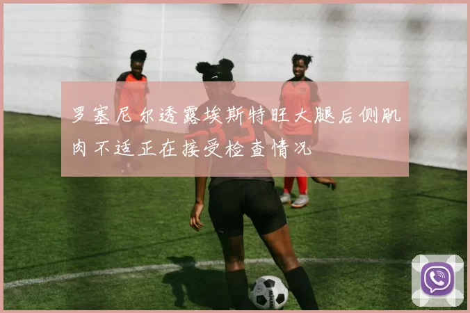 罗塞尼尔透露埃斯特旺大腿后侧肌肉不适正在接受检查情况